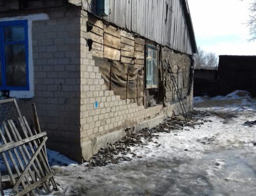 Remodel in a house damaged by a strong wind storm
