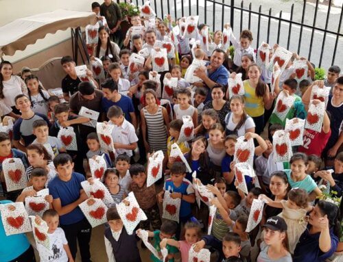 A prayer of blessing over children for the new school year